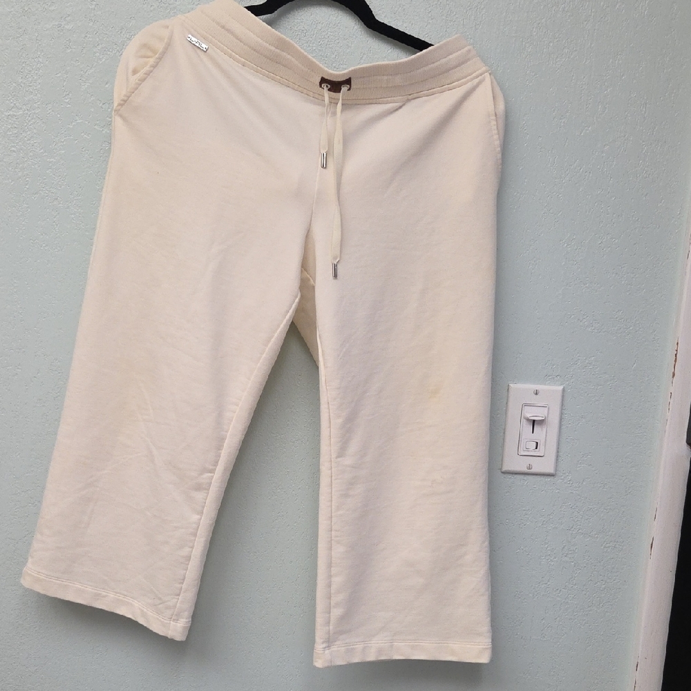 Lauren Ralph Lauren Cream Activewear Capri